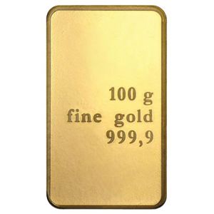 100g Goldbarren, alle Hersteller