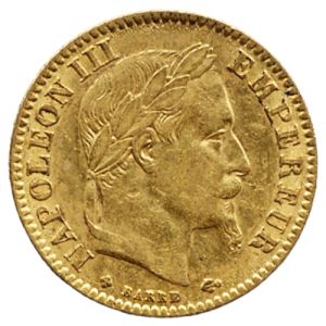 10 Franken Goldmünze Napoleon