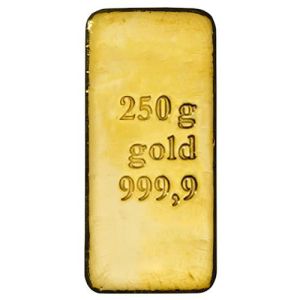 250g Goldbarren, alle Hersteller